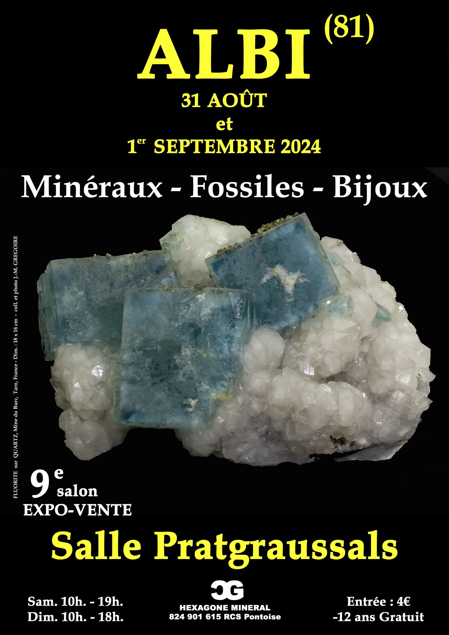 9e SALON MINERAUX FOSSILES BIJOUX d'ALBI