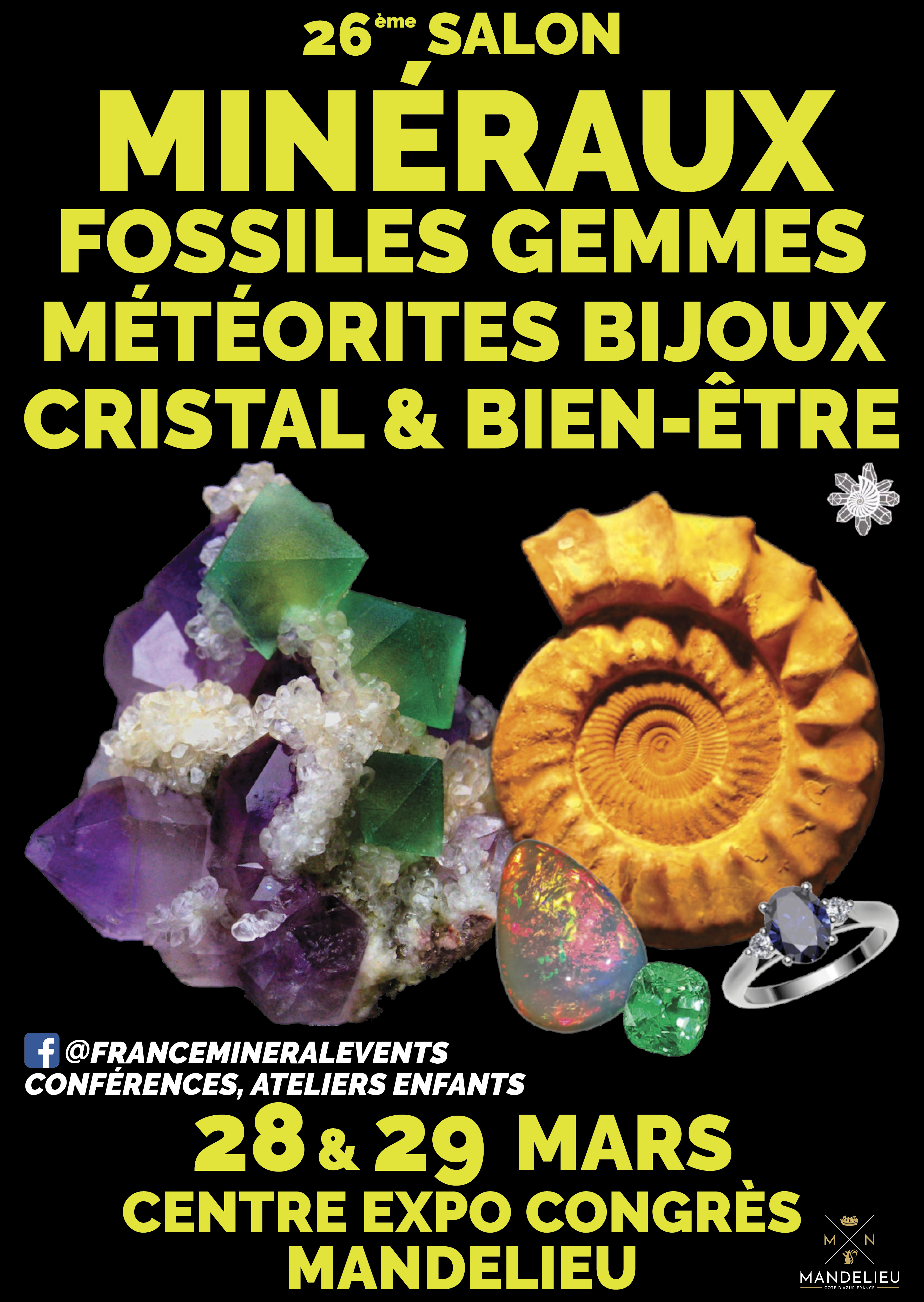 26ᵉ Salon des Minéraux de Mandelieu
