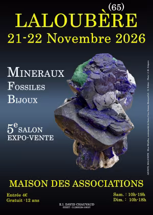 5e LALOUBERE MINERALEN-, FOSSILIEN- EN SIERADENBEURS