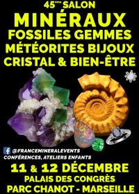 45e Mineralenbeurs Evenement Marseille - Mineralen, Fossielen, Edelstenen, Juwelen, Kristal & Welzijn