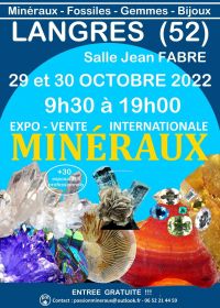 Mineralen Internationale Verkoop Expo