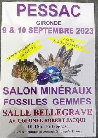 27e FOSSIELE MINERALEN EN EDELSTENEN BEURS VAN PESSAC