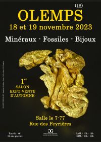 1e Olemps Herfst Sieraden Fossiele Mineralen Beurs