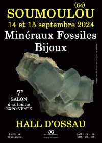 7e TENTOONSTELLING VAN FOSSIELE MINERALEN SIERADEN in SOUMOULOU