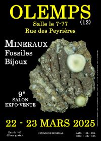 9e TENTOONSTELLING VAN FOSSIELE MINERALEN SIERADEN