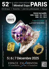 52e editie van de Mineral Expo Paris Show