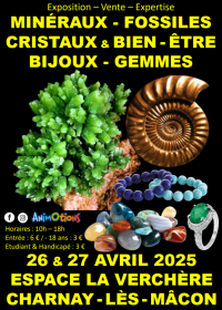 Mineralen, fossielen, kristallen en welzijn, sieraden- en edelstenenbeurs