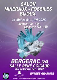 Tentoonstelling van mineralen, fossielen en designsieraden.