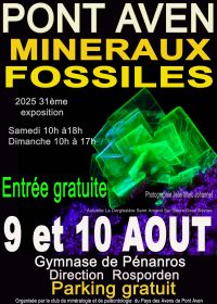 Tentoonstelling, verkoop en ruil van mineralen en fossielen