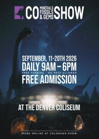 Mineralen-, fossielen- en edelstenenbeurs van Colorado