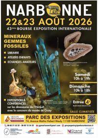 43e Narbonne Mineralen- en Fossielenbeurs