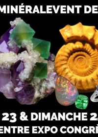 22e Salon MinéralEvent Mandelieu - Mineralen, Fossielen, Edelstenen, Juwelen, Kristal & Welzijn