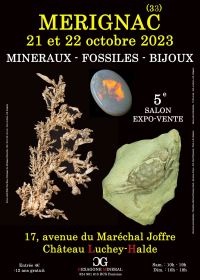 5e Fossiele Mineralen Juweliersbeurs in Mérignac