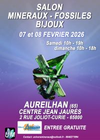 Tentoonstelling van mineralen, fossielen en designjuwelen.