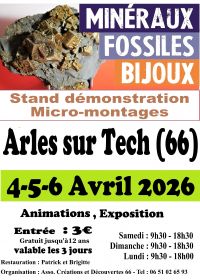Mineralen-, fossielen- en sieradenbeurs van Arles-sur-Tech