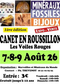 Canet en Roussillon Mineralen-, Fossielen- en Sieradenbeurs
