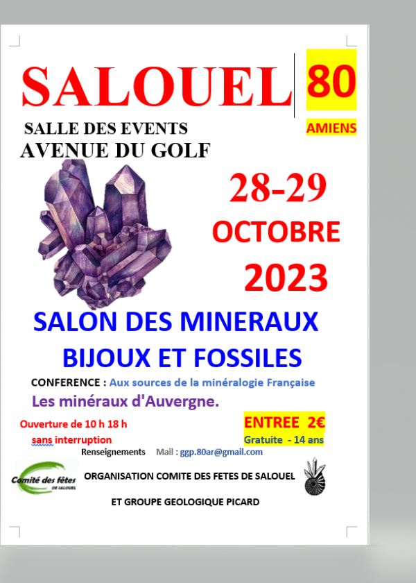 Salouël Mineralen, Fossielen en Juwelenbeurs