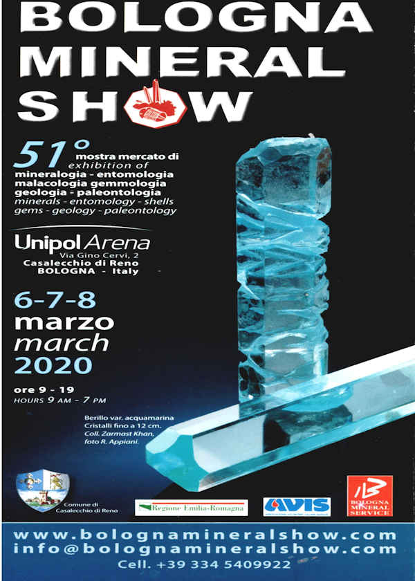51e Bologna mineraalshow 2020