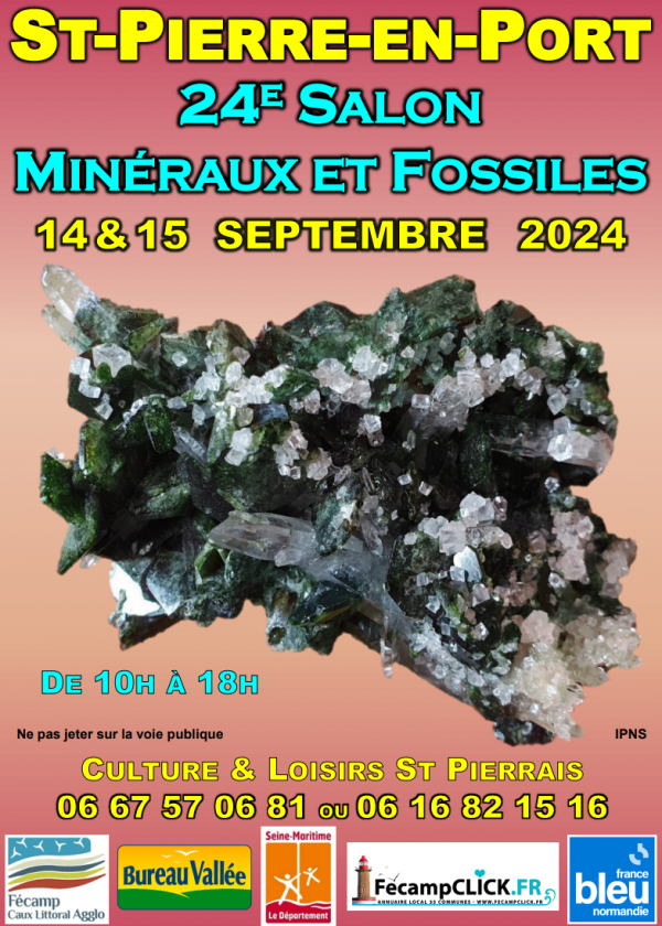 24 EME Mineralen- en fossielenuitwisseling van Saint Pierre en Port