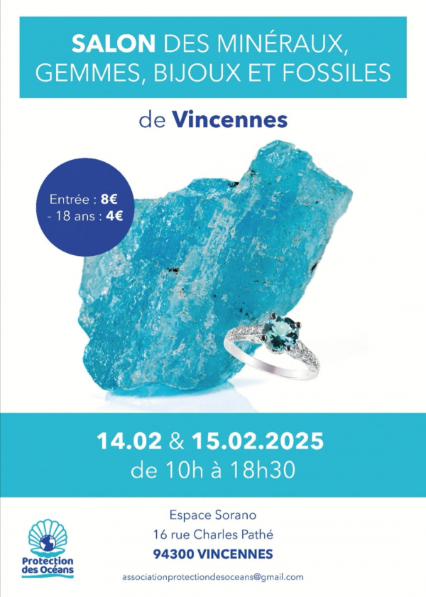 Mineralen, edelstenen, sieraden en fossielenbeurs
