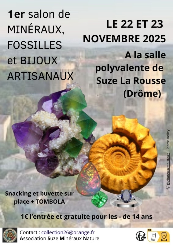 Beurs voor mineralen, fossielen en handgemaakte sieraden