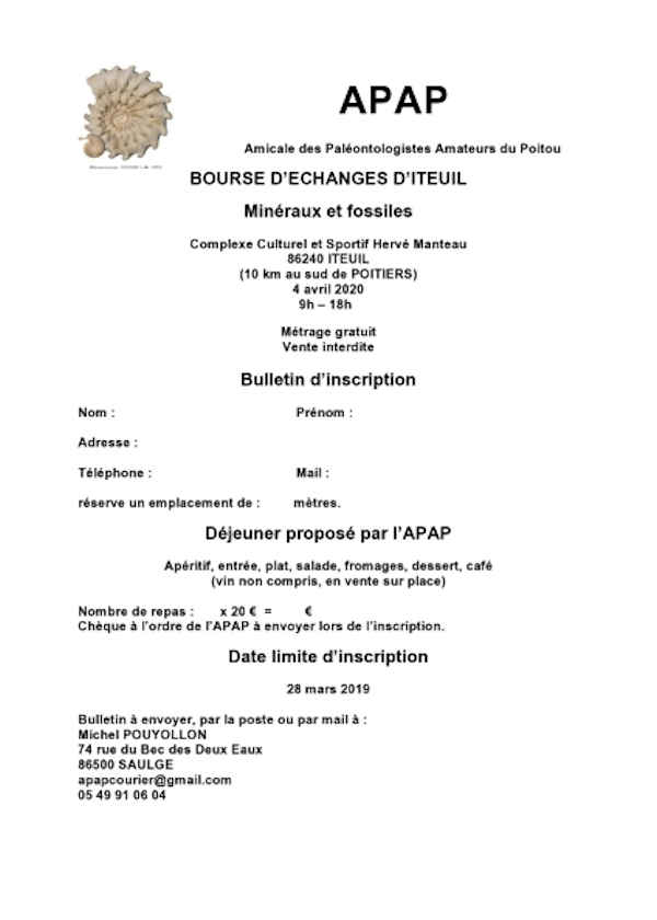 Uitwisseling van fossielen en mineralen