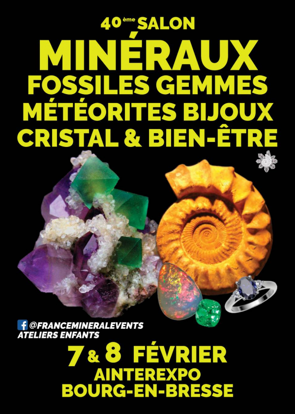 40e Mineralenshow van Bourg-en-Bresse