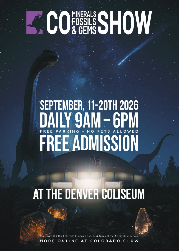 Mineralen-, fossielen- en edelstenenbeurs van Colorado