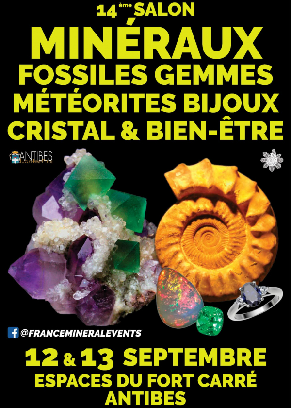 14e mineralenbeurs van Antibes