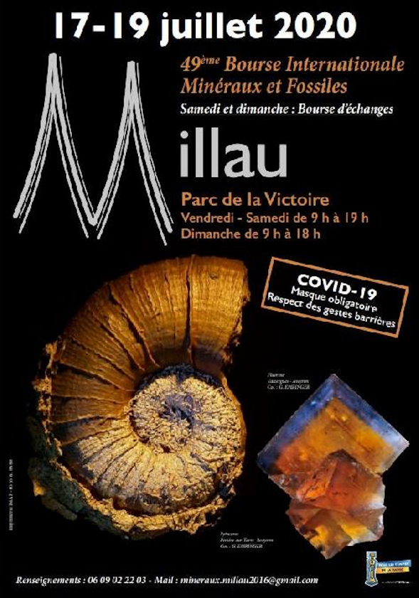 Fossil Minerals Exchange en Millau 2020 Exchange