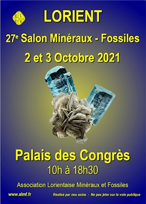 Mineralogische en paleontologische tentoonstelling en verkoop