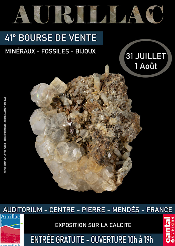 41e Mineralen, Fossielen en Juwelenuitwisseling in Aurillac