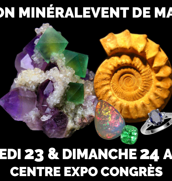 22e Salon MinéralEvent Mandelieu - Mineralen, Fossielen, Edelstenen, Juwelen, Kristal & Welzijn