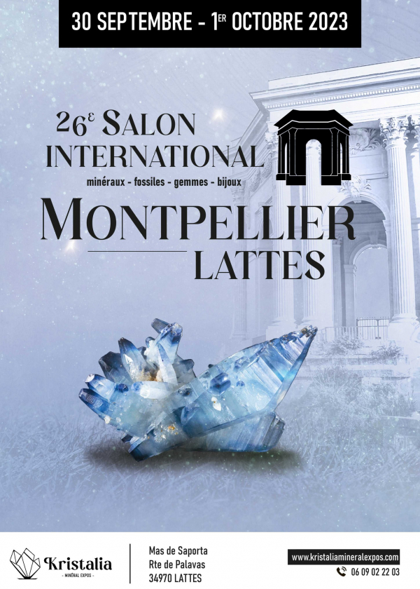 26e Internationale Tentoonstelling van Fossiele Mineralen Edelstenen en Juwelen van Lattes - Montpellier (34)