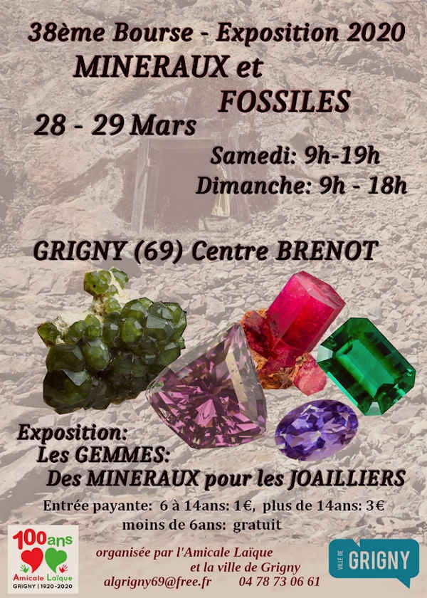 38e tentoonstelling van mineralen en fossielen