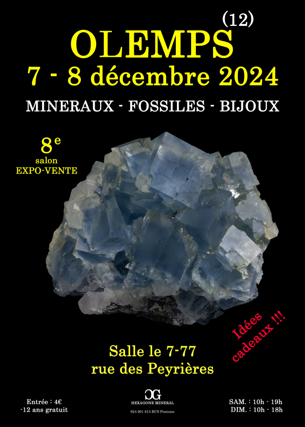 8e TENTOONSTELLING VAN FOSSIELE MINERALEN SIERADEN