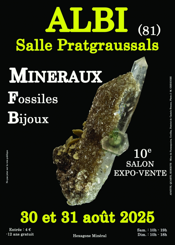 10e MINERALEN FOSSIELEN SIERADENSHOW 10e MINERALEN FOSSIELEN SIERADENSHOW