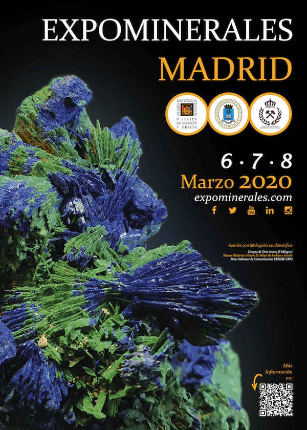Madrid 2020 minerale tentoonstelling
