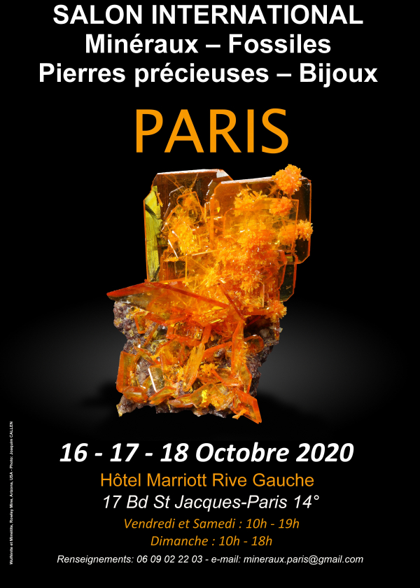 Paris International Fossil Minerals Gemstone Jewelry Fair
