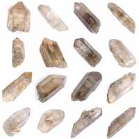 Bi-beëindigd rookkwartskristal