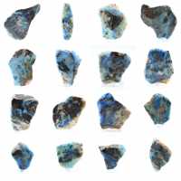 Azuriet malachiet plak voor mineralenverzameling