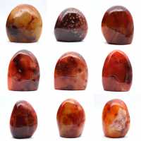 Gepolijst Carneool Klein Stukje - Decoratief Mineraal Specimen (Madagaskar) Gepolijst Carneool Klein Stukje - Decoratief Mineraal Specimen (Madagaskar)