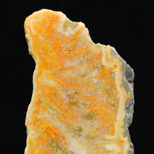 Gepolijst exemplaar van vulkanische hommeljaspis