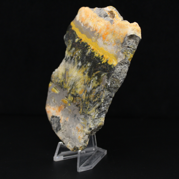 Decoratieve jaspisplaat met hommelmotief - 130 g