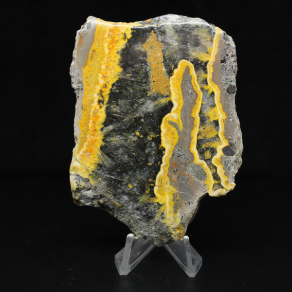 Gepolijst exemplaar van de hommeljaspis - 105 g