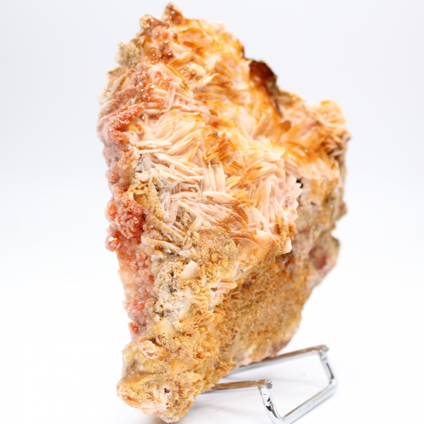 Oranje barietkristallen uit Marokko voor verzamelaars.