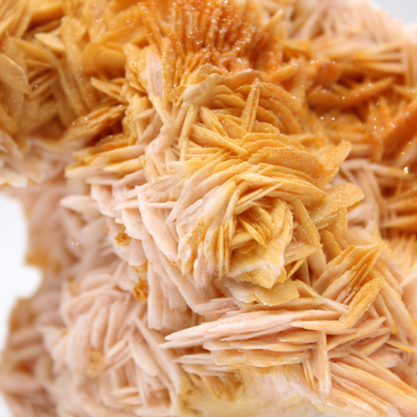 Kristallisatie van fijn Marokkaans oranje bariet