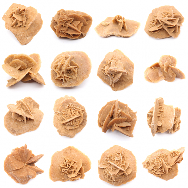 Kleine woestijnroos van Marokko: natuurlijk geologisch fragment