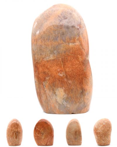 Freeform roze oranje maansteen Madagaskar collection november 2021