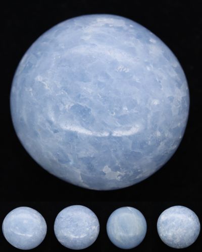 Blauwe calciet steentjes Madagaskar collection februari 2023